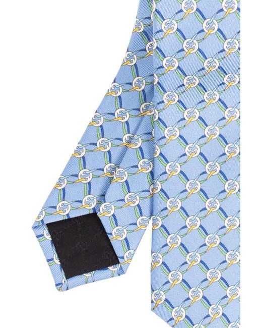 Gucci Blue Silk Tie, for men