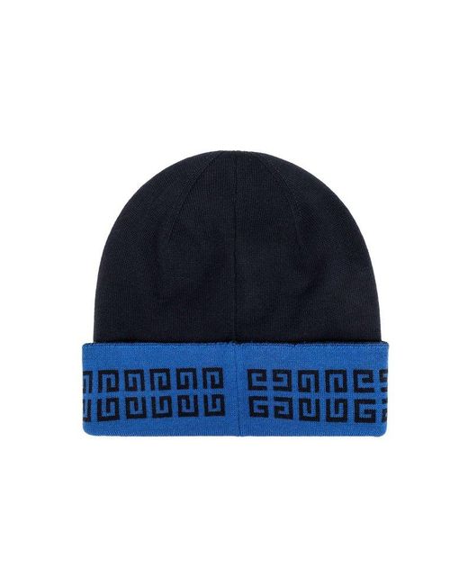 Givenchy Blue Woolen Hat, for men