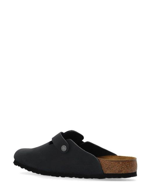 Birkenstock Black Boston Buckled Sandals for men