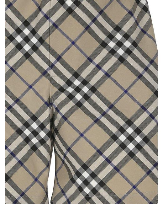Burberry Gray Shorts for men