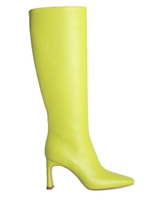 Liu Jo Yellow Knee-length Side-zip Boots