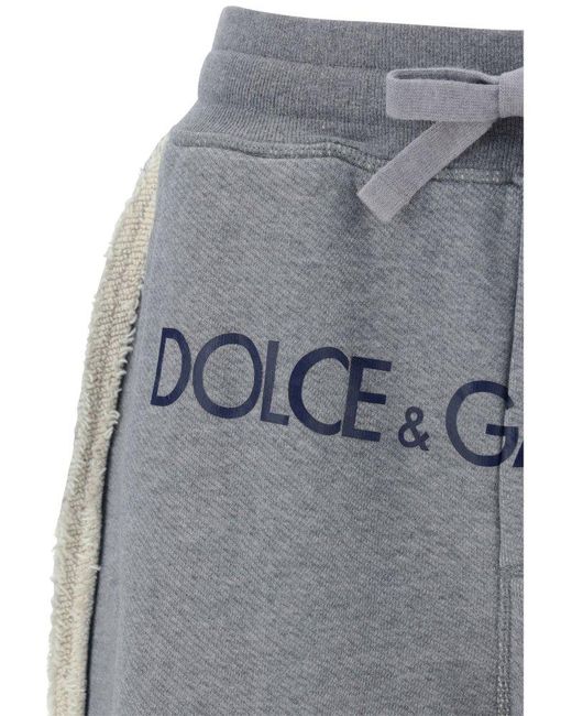 Dolce & Gabbana Gray Pantaloni Della Tuta for men