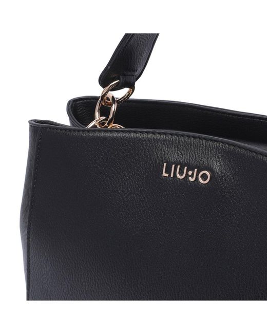 Liu Jo Black Logo Detail Bag