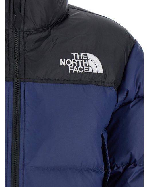 The North Face Blue Nuptse Short Jacket