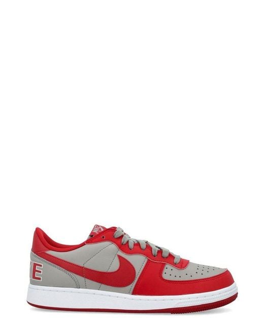 Nike Red Terminator Low-top Sneakers