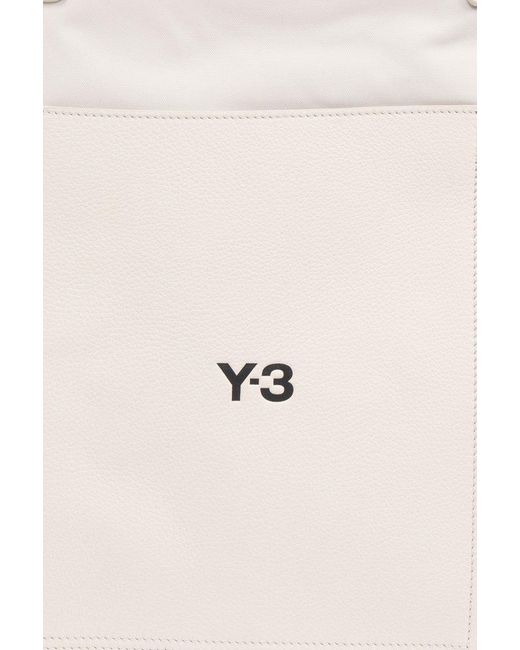 Y-3 Natural Shopper Bag With Logo,