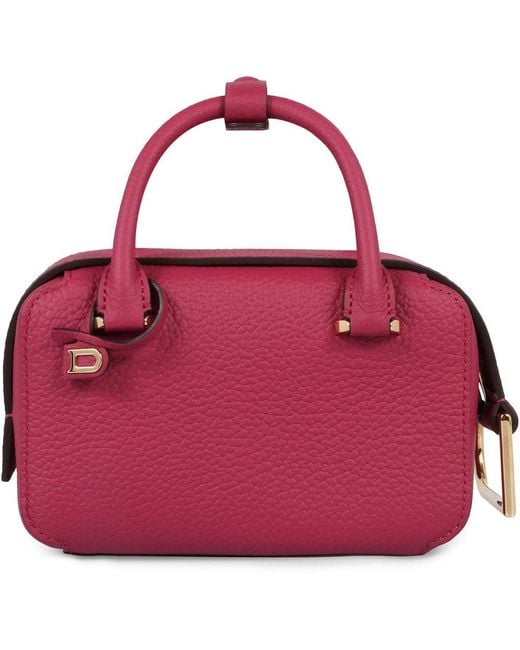 Delvaux Purple Cool Box Nano Tote