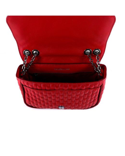 Longchamp Red Chain Strap Shoulder Bag