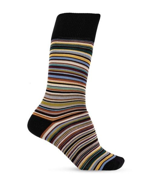 Paul Smith Black Set: Card Case And Three-Pack Of Socks for men