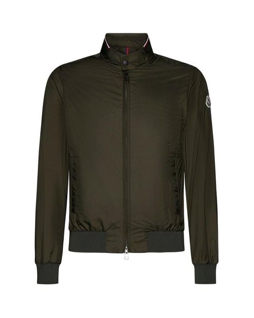 Moncler Green Reppe Rain Zip-up Jacket for men
