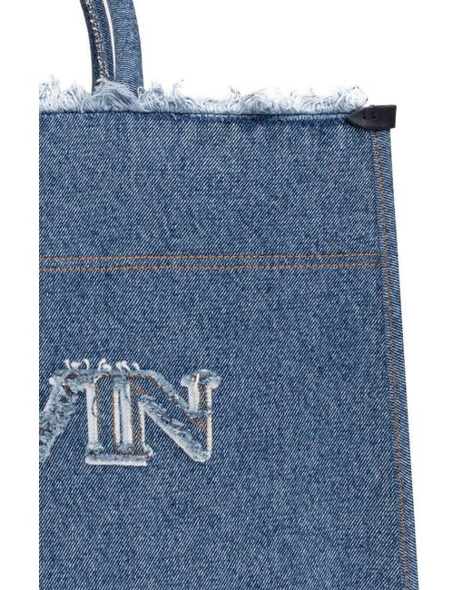 Lanvin Blue 'shopper' Type Bag,