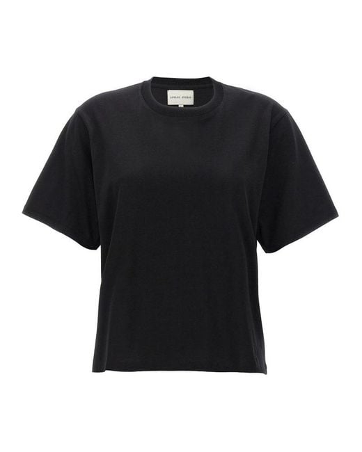 Loulou de Saison Black Classic Crew Neck Top