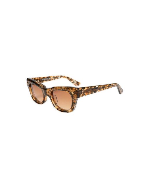 Jacques Marie Mage Brown Cat-eye Sunglasses