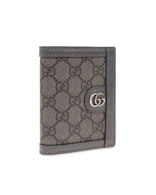 Gucci Gray Wallet With Logo, for men