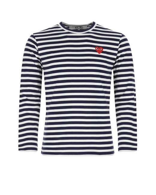 comme des garcons long sleeve striped mens
