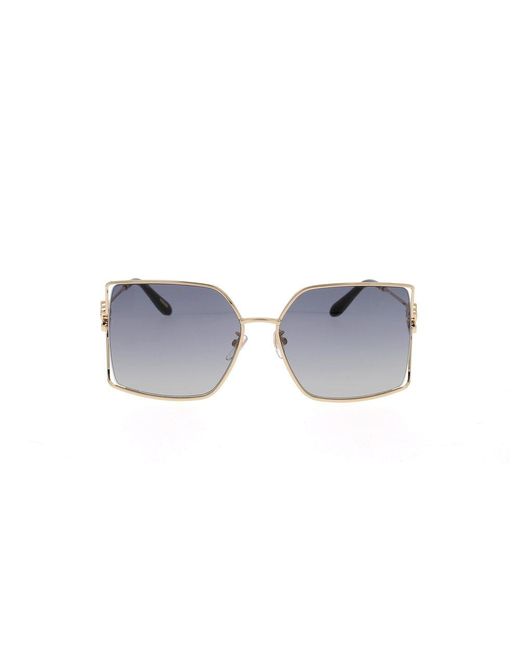 Chopard Black Square Frame Sunglasses