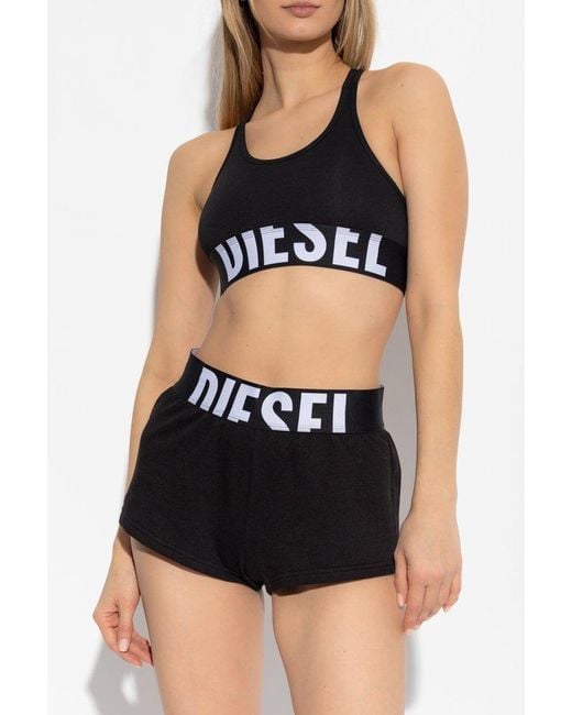DIESEL Black Arianna-D-Pop Shorts
