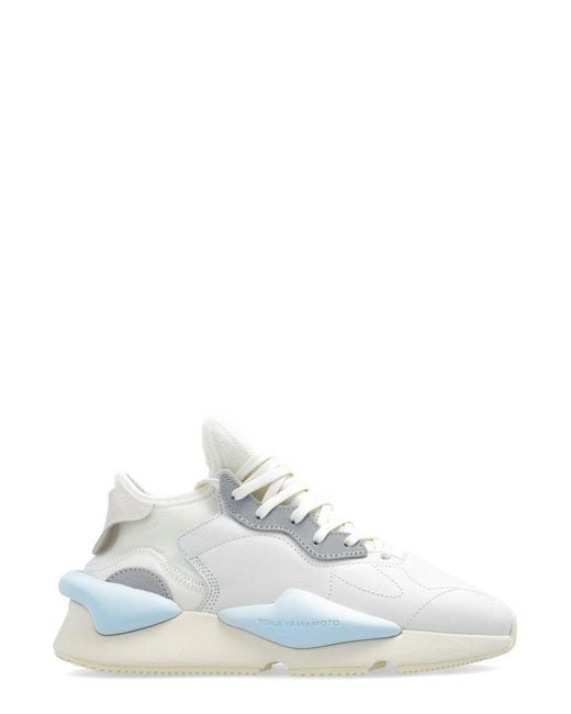 Y-3 White 'kaiwa' Sneakers,