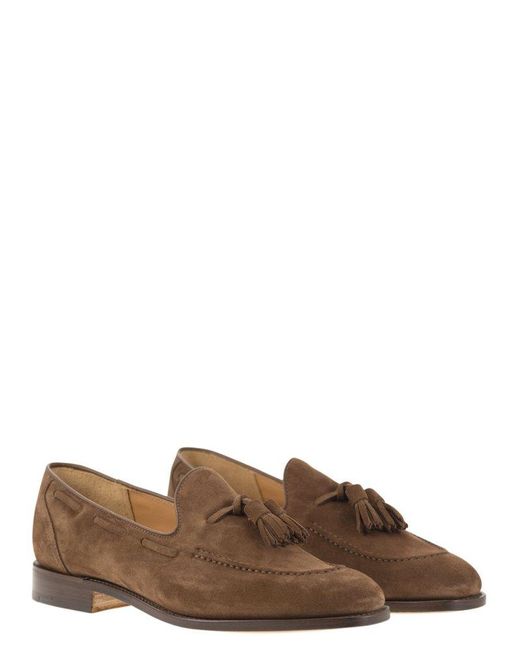 Church's Brown Soft Suede Moccasin for men