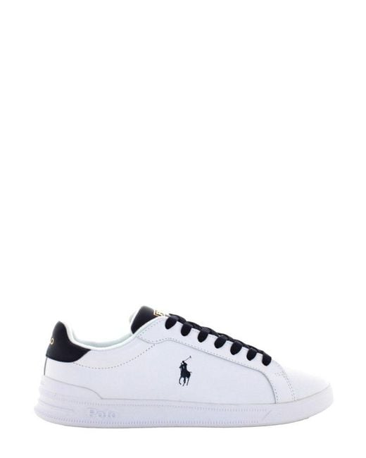 Polo Ralph Lauren White Heritage Court Ii Lace-up Sneakers for men