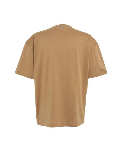 Herno Natural Pocket-detailed Crewneck T-shirt for men