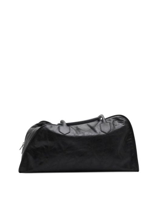 Burberry Black Men Leather Duffle Bag for men