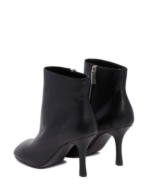 Burberry Baby Side-Zip Ankle Boots in Black | Lyst