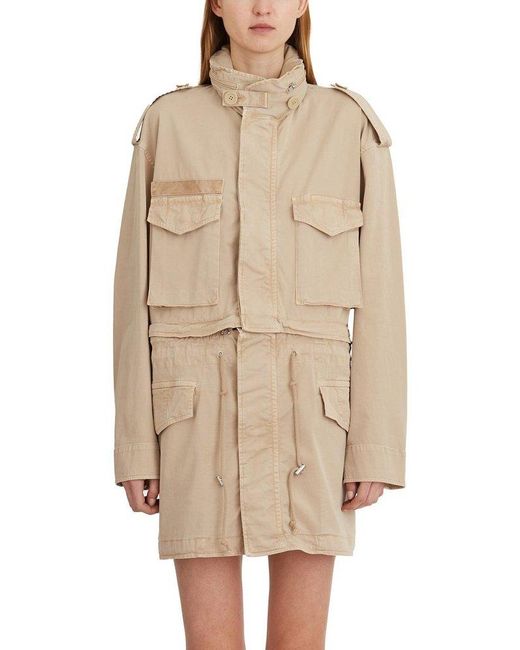 Helmut Lang Natural Convertible Field Jacket
