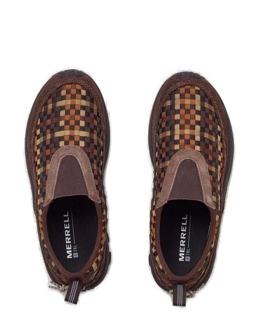 Merrell Brown Jungle Moc Evo Woven Sneakers for men