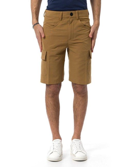 The North Face Natural Logo Embroidered Bermuda Shorts for men