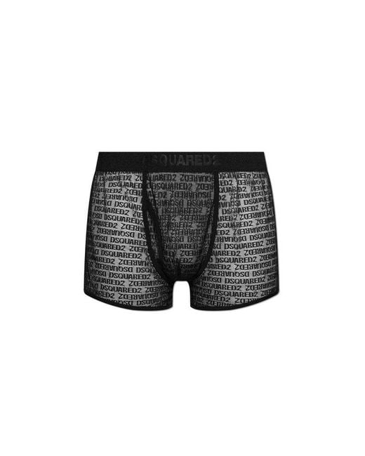 DSquared² Black Lace Boxers for men
