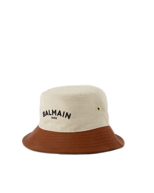 Balmain Natural Logo Hat