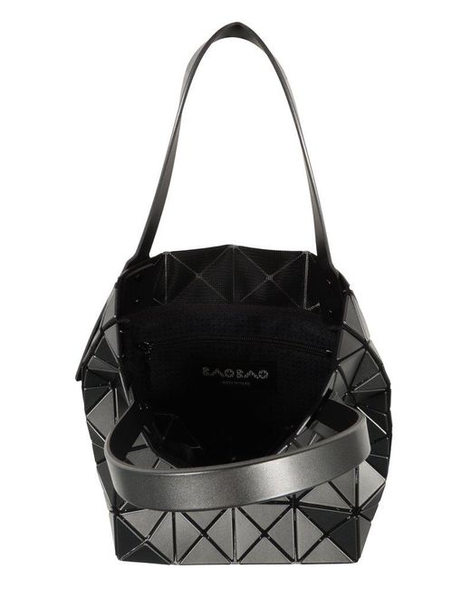 Bao Bao Issey Miyake Black Lucent Boxy Matte Top Handle Bag
