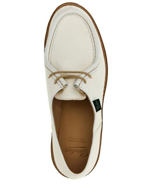 Paraboot White Michael Derby Shoes for men