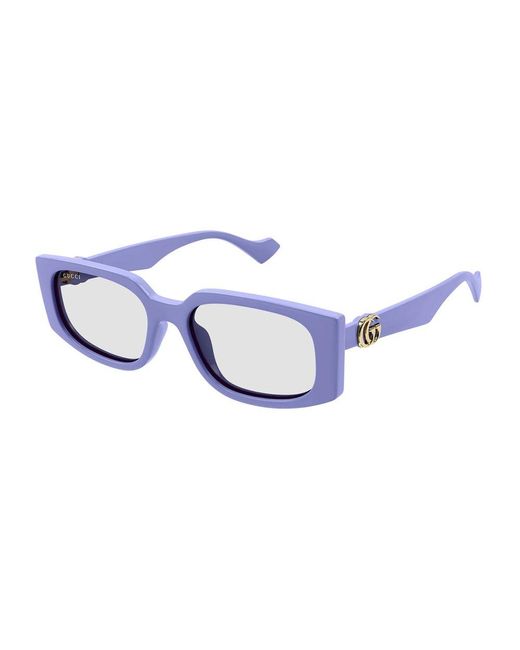 Gucci Blue Gg1534S Linea Gg Logo Sunglasses