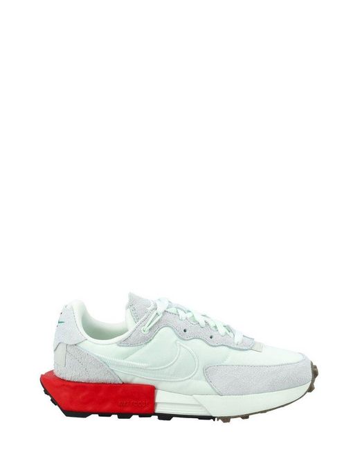 Nike Rubber Fontanka Waffle Swoosh Embroidered Sneakers in Green | Lyst