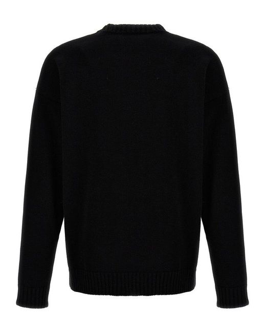 MSGM Black Margherita Sweater, Cardigans for men