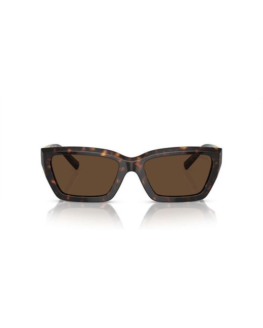 Tiffany & Co Black Rectangle Frame Sunglasses