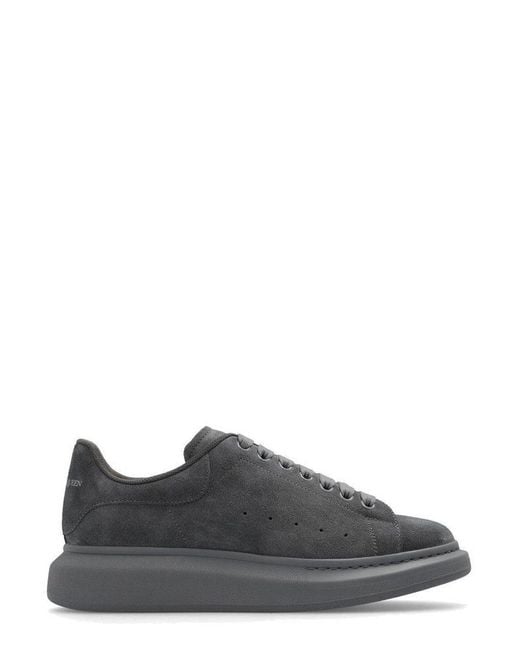 Alexander McQueen Gray Oversized Low-top Sneakers for men