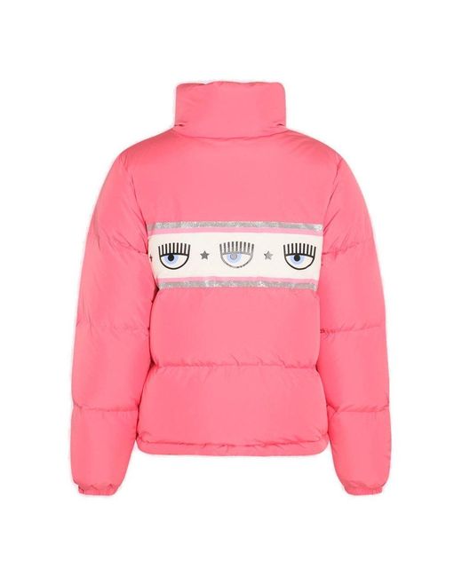 Chiara Ferragni Pink Down Jacket