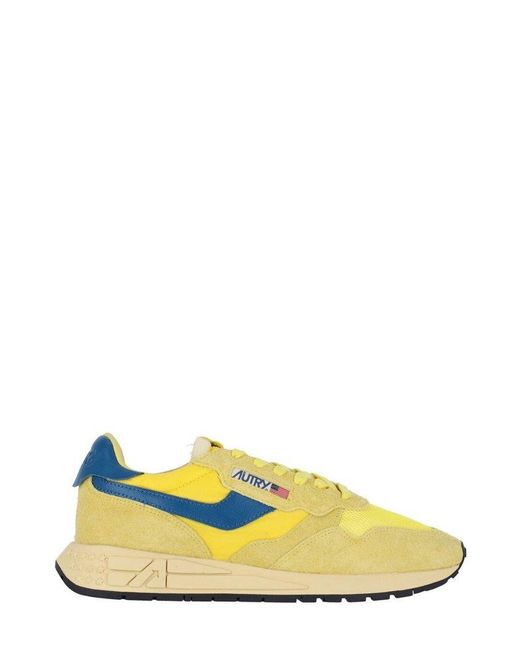 スニーカー AUTRY Men Sneakers WSLMUB03 YELLOW Autry Classic Low-Top Sneakers in Yellow for Men | Lyst