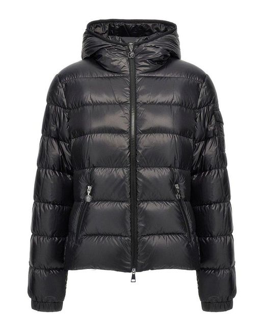 Moncler Black Gles Zip-Up Padded Jacket
