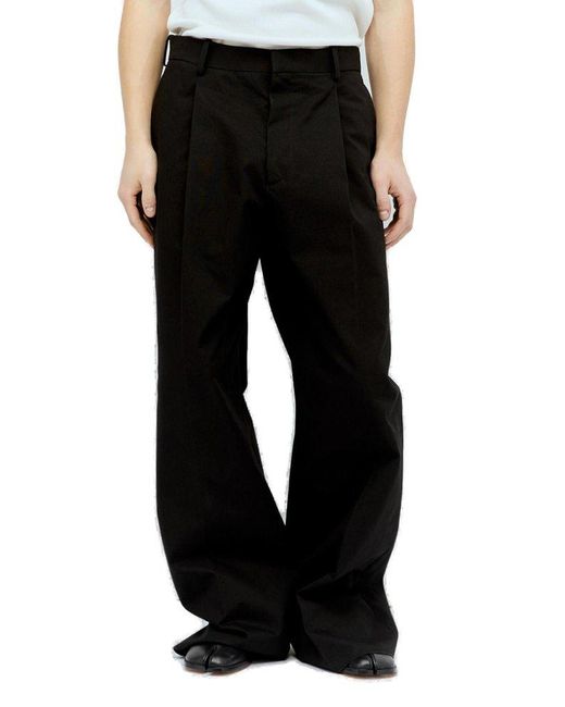 Jil Sander Black Mid-rise Tailored Trousers for men