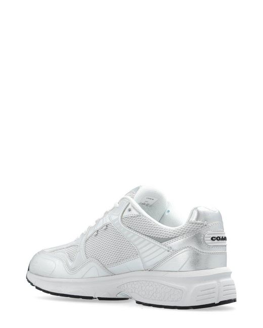 COACH White Sport Shoes `C301` for men