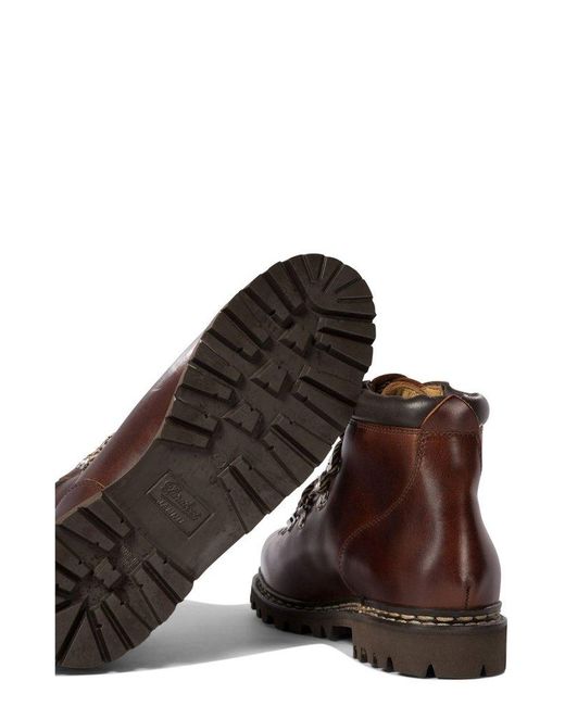 Paraboot Brown Avoriaz Lace-Up Hiking Boots for men