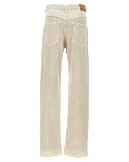 ISABEL MARANT Woman Jeans Beige PA0209FAA4H13I 23EC ISABEL MARANT Woman Jeans Beige PA0209FAA4H13I 23EC