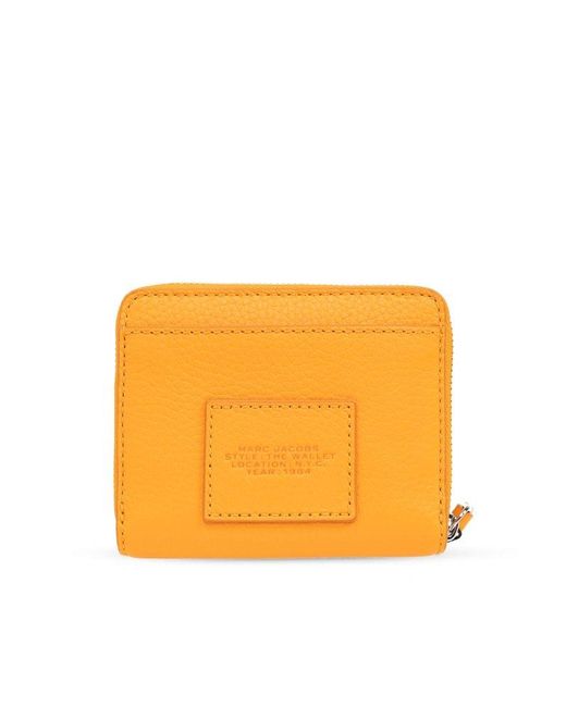 Marc Jacobs Orange Wallet With Logo
