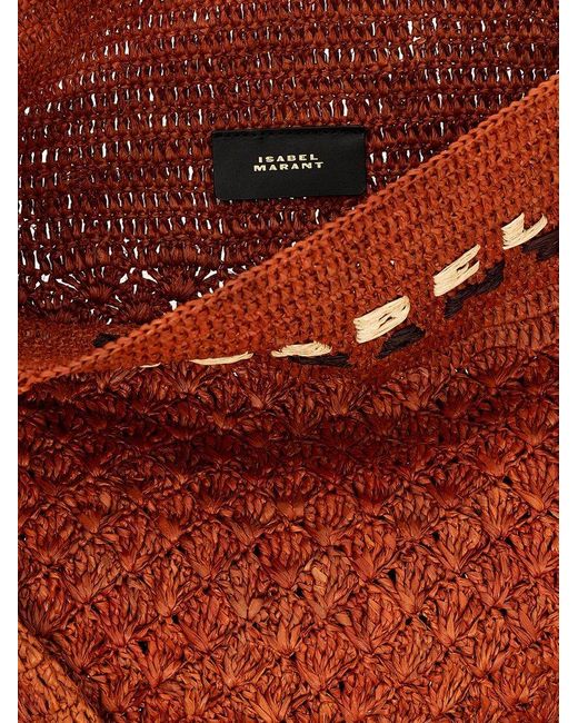 Isabel Marant Red Praia Medium Shopper Bag
