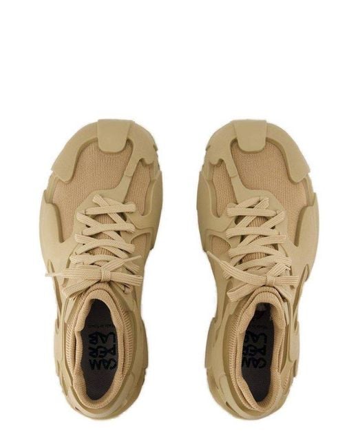 Camper Brown Lab Tossu Lace-Up Sneakers