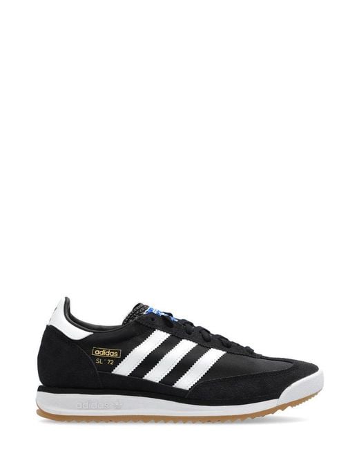 Adidas Originals Black Sl 72 Rs Lace-up Sneakers